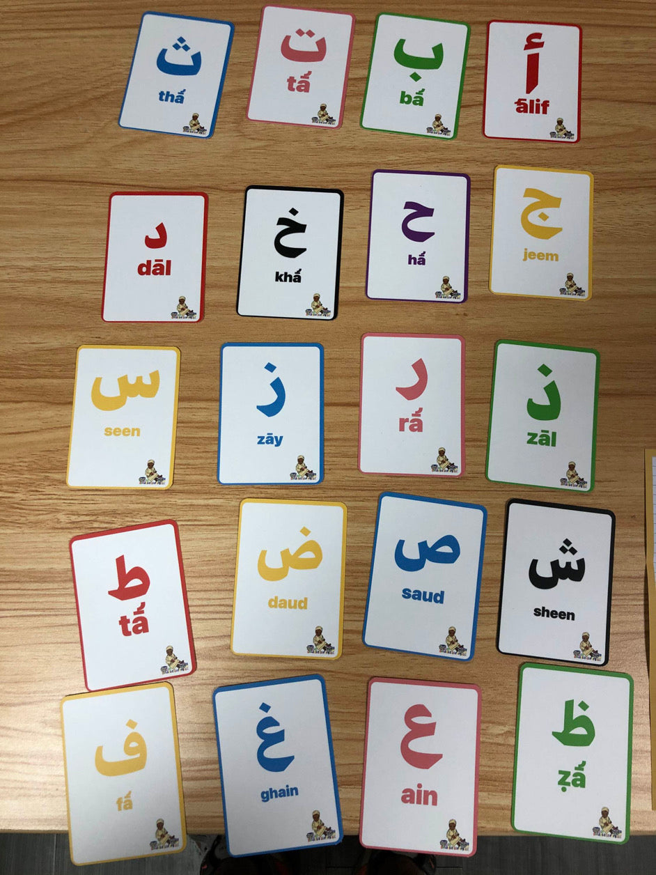 Arabic Alphabet Flash Cards