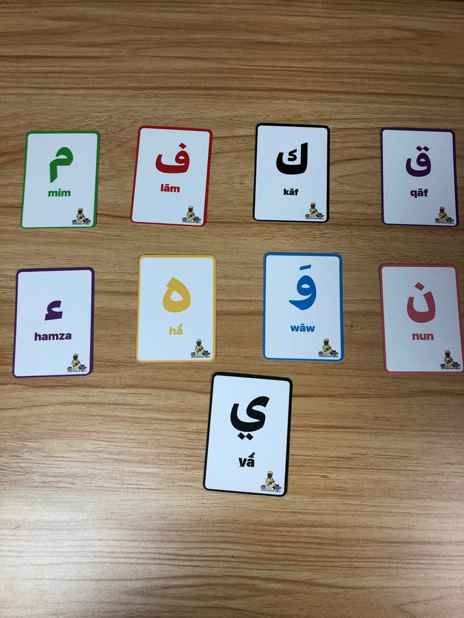 Arabic Alphabet Flash Cards